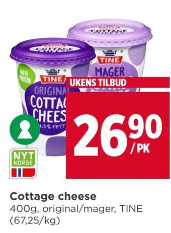 Meny Cottage cheese tilbud