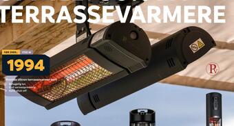 Megaflis Provida ultron terrassevarmer sort tilbud
