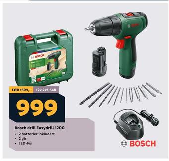 Megaflis Bosch drill easydrill 1200 tilbud