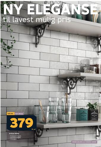 Megaflis Artisan white tilbud