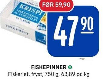 Rema 1000 FISKEPINNER tilbud