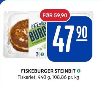 Rema 1000 FISKEBURGER STEINBIT tilbud
