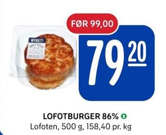 Rema 1000 LOFOTBURGER 86% tilbud