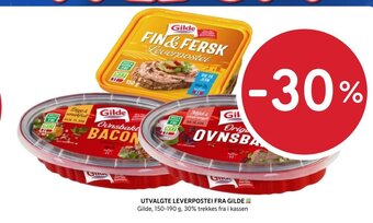 Rema 1000 UTVALGTE LEVERPOSTEI FRA GILDE tilbud