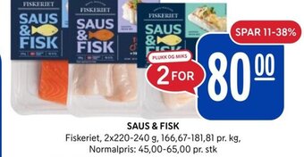 Rema 1000 SAUS & FISK tilbud