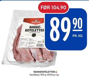 Rema 1000 NAKKEKOTELETTER tilbud