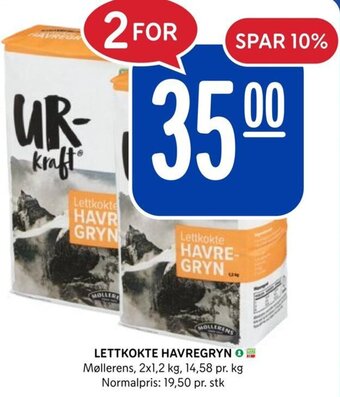 Rema 1000 LETTKOKTE HAVREGRYN tilbud