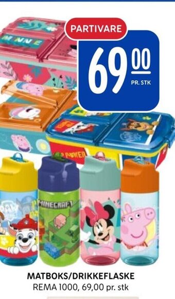Rema 1000 MATBOKS/DRIKKEFLASKE tilbud