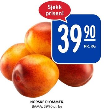 Rema 1000 NORSKE PLOMMER tilbud