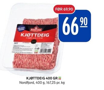 Rema 1000 KJØTTDEIG 400 GR tilbud