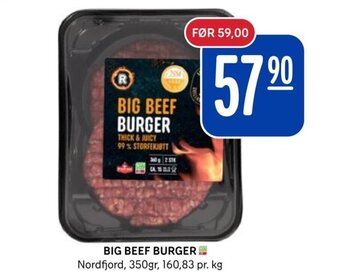Rema 1000 BIG BEEF BURGER tilbud