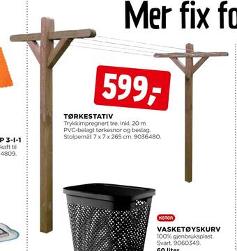 jem & fix Tørkestativ tilbud