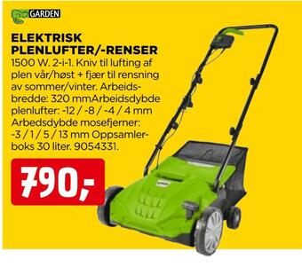 jem & fix Elektrisk plenlufter/-renser tilbud