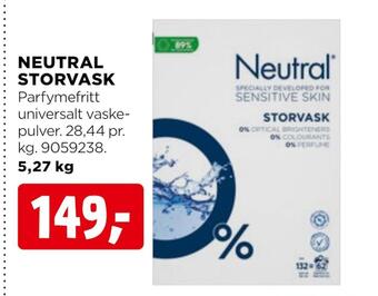 jem & fix Neutral storvask tilbud