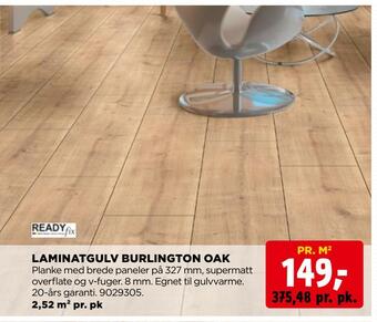 jem & fix Laminatgulv burlington oak tilbud