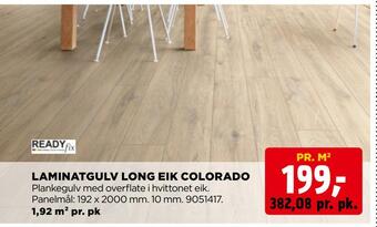 jem & fix Laminatgulv long eik colorado tilbud
