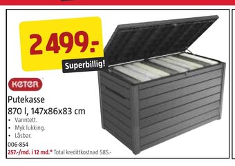 Jula Putekasse tilbud