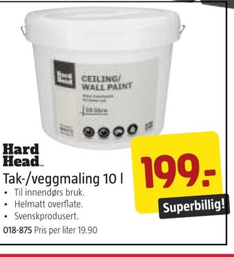 Jula Tak-/veggmaling 10 | tilbud