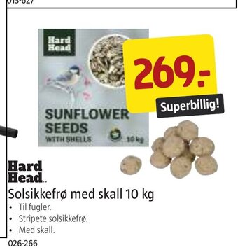 Jula Solsikkefrø med skall 10 kg tilbud