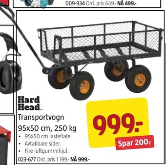 Jula Head Transportvogn 95x50 cm tilbud