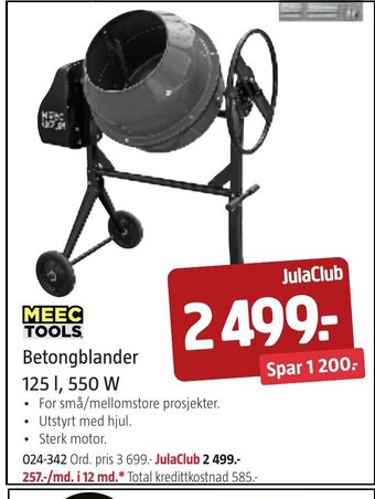 Jula Betongblander tilbud