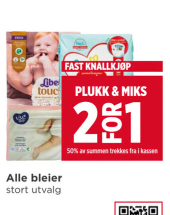 Meny Alle bleier tilbud