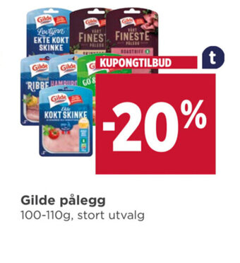 Meny Gilde pålegg tilbud