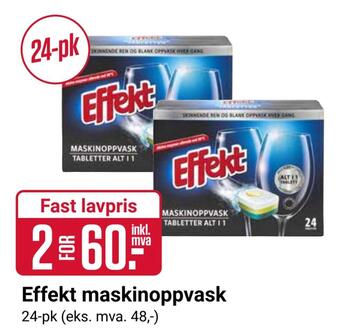 Europris Effekt maskinoppvask tilbud
