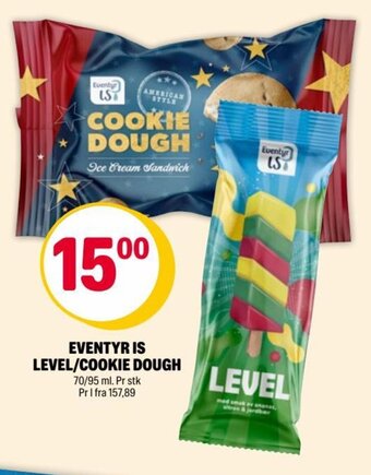Coop Extra EVENTYR IS LEVEL/COOKIE DOUGH tilbud