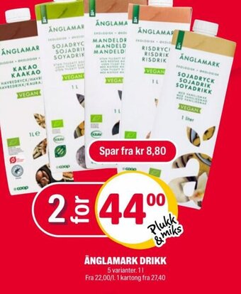 Coop Extra ÄNGLAMARK DRIKK tilbud