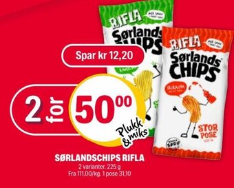Coop Extra SØRLANDSCHIPS RIFLA tilbud