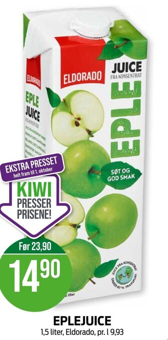 Kiwi EPLEJUICE tilbud