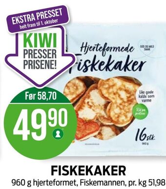 Kiwi FISKEKAKER tilbud