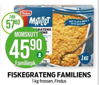 Kiwi FISKEGRATENG FAMILIENS tilbud