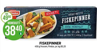 Kiwi FISKEPINNER tilbud