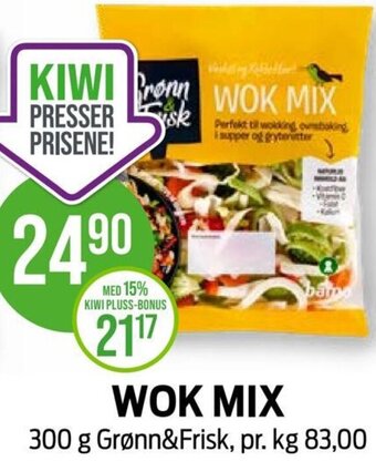 Kiwi WOK MIX tilbud