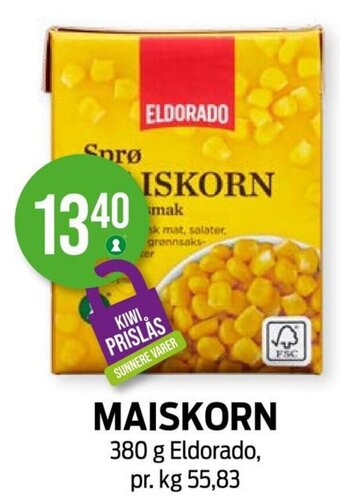 Kiwi MAISKORN tilbud