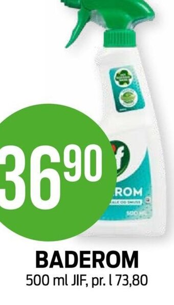 Kiwi BADEROM 500 ml JIF tilbud