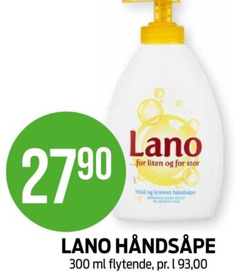 Kiwi LANO HÅNDSÅPE 300 ml flytende tilbud