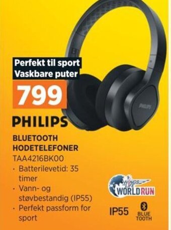 POWER BLUETOOTH HODETELEFONER TAA4216BK00 tilbud