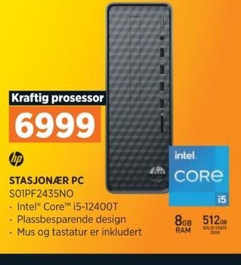 POWER HP STASJONÆR PC SO1PF2435NO tilbud