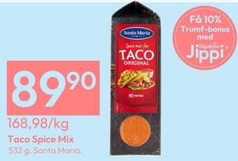 Gigaboks Taco spice mix tilbud