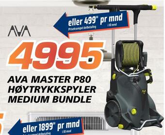 Coop Byggmix Ava master p80 høytrykkspyler medium bundle tilbud