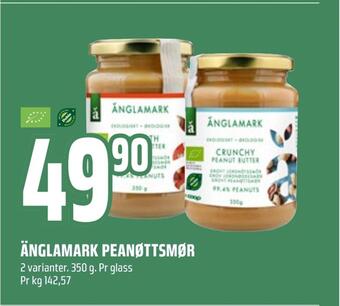 Coop Obs Änglamark peanøttsmør tilbud
