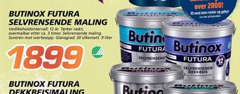 Coop Byggmix Butinox futura selvrensende maling tilbud