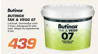 Coop Byggmix Butinox tak & vegg 07 tilbud