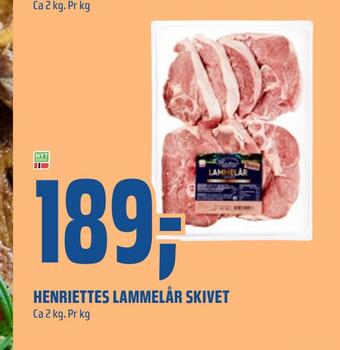 Coop Obs Henriettes lammelår skivet tilbud