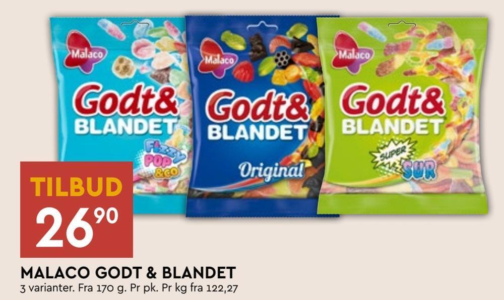 Coop Mega Malaco godt & blandet tilbud