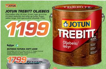 Coop Byggmix Jotun trebitt oljebeis tilbud