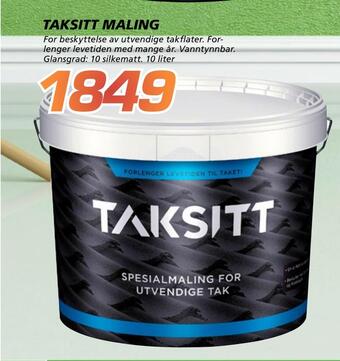 Coop Byggmix Taksitt maling tilbud
